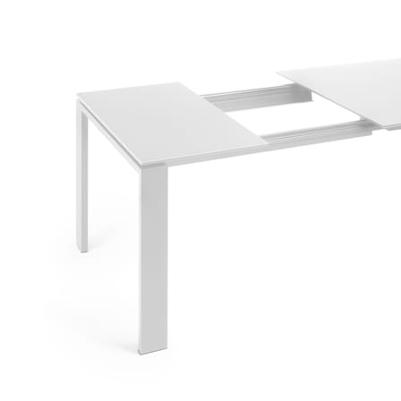 Table à rallonge Four blanc / L 160 à 260 cm - Stratifié soft-touch - Kartell