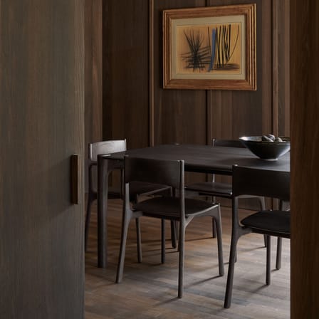Table rectangulaire PI bois marron / 220 x 95 cm - 8 personnes - Ethnicraft