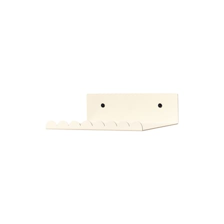 Vibes Small Wall shelf metal white / L 20 cm - NOBODINOZ