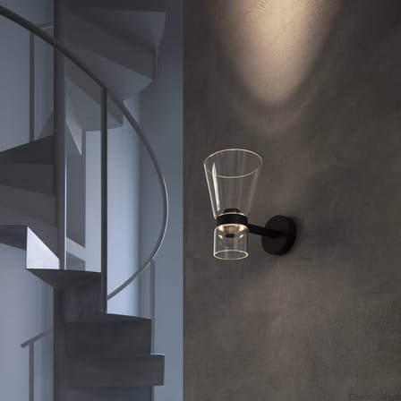 Applique Nocturne - Cone verre / LED - Orientable - Flos