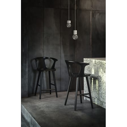 Chaise de bar In Between SK7 bois naturel / H 65 cm - Chêne - &tradition