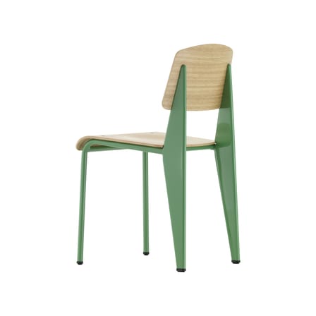 Chaise Standard vert bois naturel / Jean prouvé, 1934 - Vitra