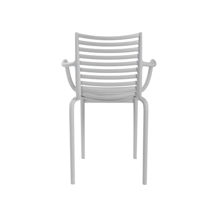 Fauteuil empilable PIP-e plastique gris / Philippe Starck, 2010 - Driade