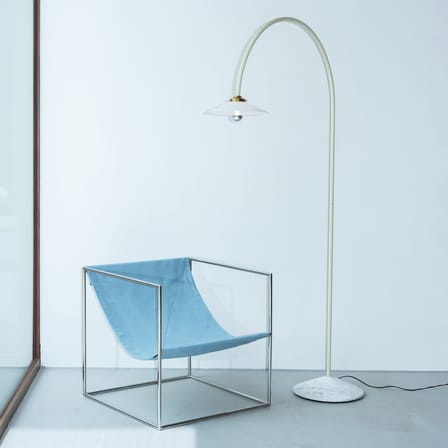 Fauteuil Solo tissu bleu Outdoor - valerie objects