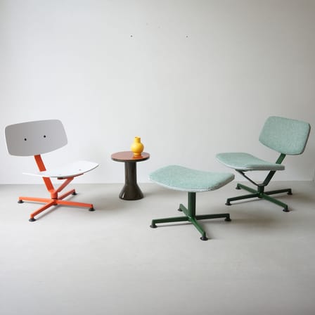 Arba Footrest textile green / Fabric - Bouroullec, 2024 - raawii