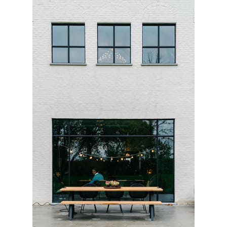 Guirlande lumineuse extérieur Light My Table plastique noir / Avec fixations pour plateaux de tables - Vincent Sheppard