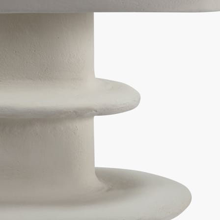 Lampe de table Earth papier blanc / Papier mâché recyclé - H 69 cm - Serax