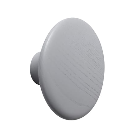 Patère The Dots Wood bois gris / Medium - Ø 13 cm / Lars Tornoe, 2007 - Muuto