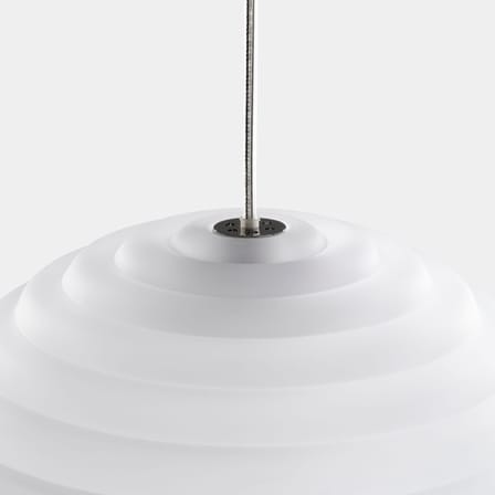 Pendelleuchte Press Medium Sphere glas weiß / LED - Ø 30 cm - Tom Dixon