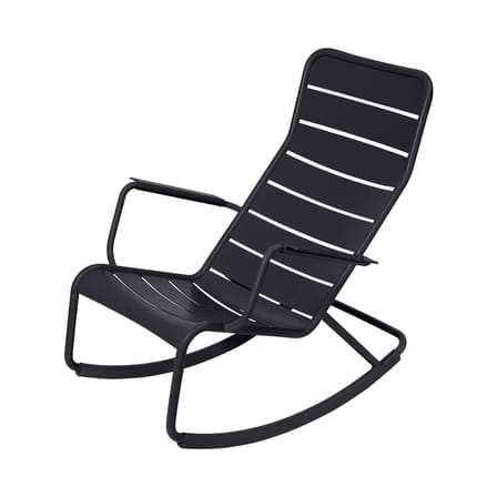 Rocking chair Luxembourg métal gris / Aluminium - Fermob
