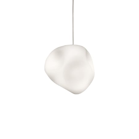 Sospensione Hoba Midi vetro bianco / Ø 19 cm - Foscarini