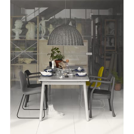 Suspension acoustique Under the bell tissu noir / Feutre - Ø 82 cm - Muuto