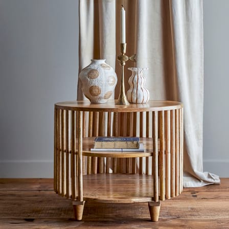Table basse Sali bois naturel / Ø 60 x H 50 cm - Bloomingville