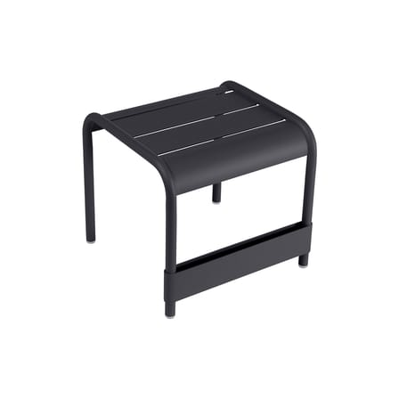 Table d'appoint Luxembourg métal gris / Repose-pieds - 44 x 42 cm - Fermob