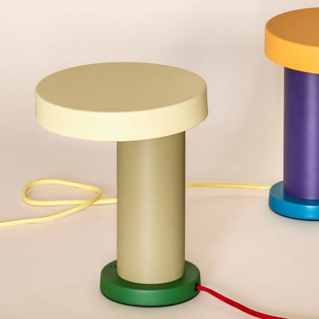 Magic LED Table lamp metal green - HÜBSCH