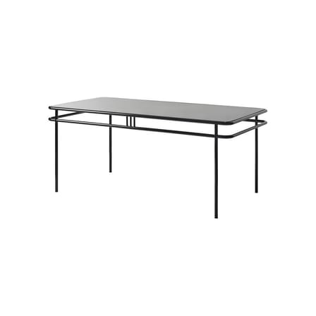 Table rectangulaire UD métal noir / 180 x 90 cm - 8 personnes - Tolix