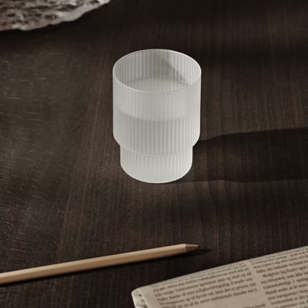 Set de 4 verres Ripple/  Ø 7 x H 9 cm (20 cl) - Ferm Living