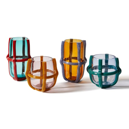 Vase Sestiere verre vert / Ø 23 x H 37 cm - Verre de Murano / Patricia Urquiola, 2022 / Seconde vie - CASSINA