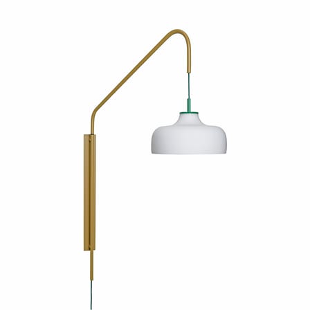 Applique avec prise Current métal vert / H 111 cm - Orientable - HÜBSCH