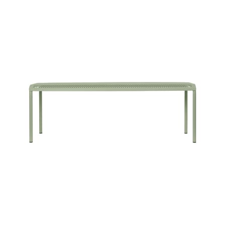 Bank Dapple metall grün / Gelocht - L 130 cm - Ferm Living