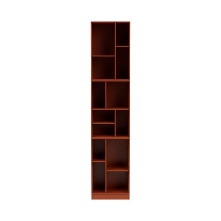 Bibliothèque Loom bois orange / L 46.8 x P 30 x H 215.8 cm - MONTANA