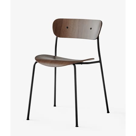 Chaise empilable Pavilion AV1 bois naturel - &tradition