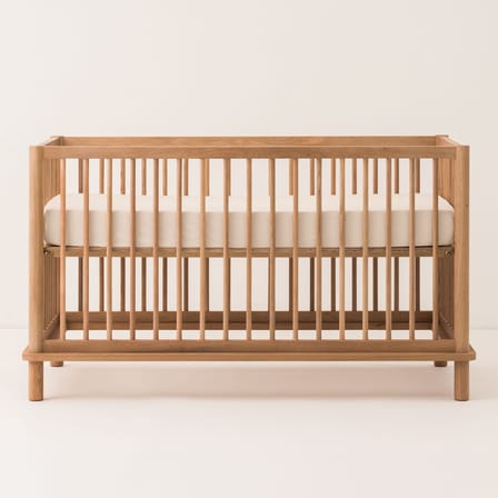 Latitude Convertible baby bed natural wood / 82 x 152 cm - NOBODINOZ