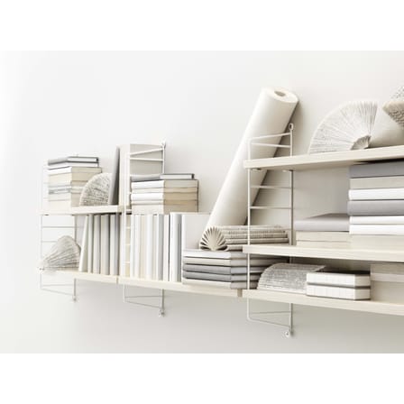 Etagère String® Pocket Bois / L 60 x H 50 cm - Réédition 1949 - String Furniture