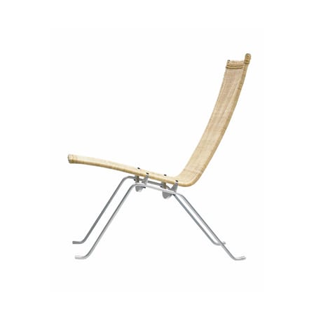 Fauteuil bas PK22 / Poul Kjærholm, 1956 - Cannage rotin - Fritz Hansen