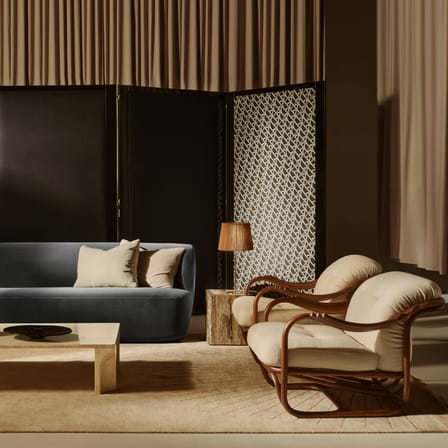 Fauteuil rembourré Tria / Réédition 1973 - Gubi