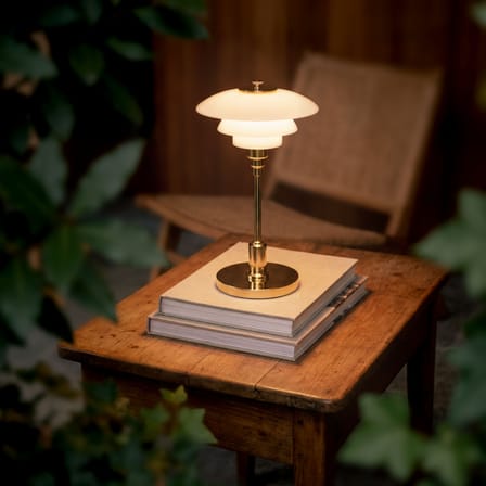 Lampada senza fili ricaricabile PH 1/1 metallo vetro oro / LED - Louis Poulsen
