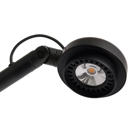 Lampe de bureau Fifty-Fifty LED métal noir / Orientable - Hay