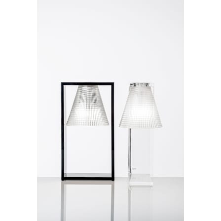 Lampe de table Light-Air plastique noir transparent - Kartell