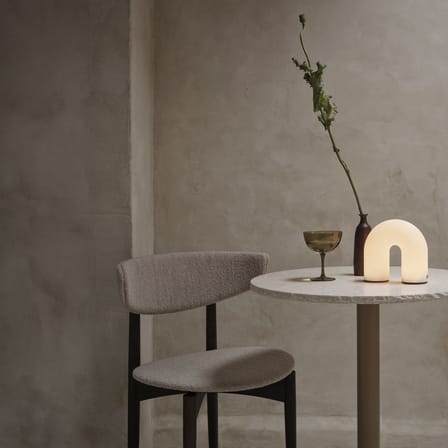 Lampe sans fil rechargeable Vuelta LED plastique blanc / L 16.5 x H 15.5 cm - Ferm Living