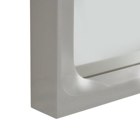 Miroir mural Arced bois gris / 80 x 55 cm - Muuto