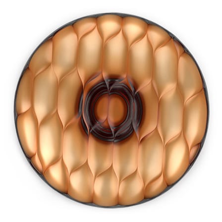 Patère Jellies Family Large plastique orange / Ø 19 cm - Patricia Urquiola, 2014 - Kartell