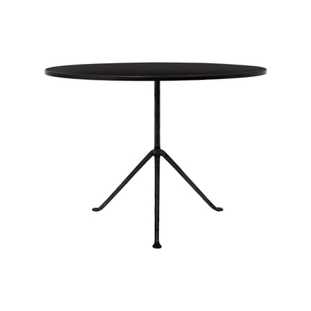 Officina Outdoor Round table metal black Ø 100 cm - Steel top - Magis
