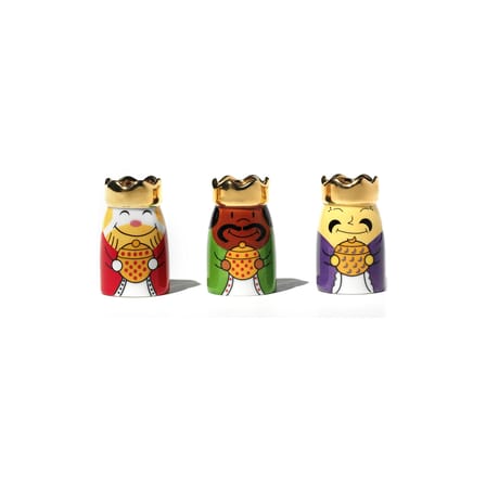Set de 3 santons Re Magi céramique - Alessi