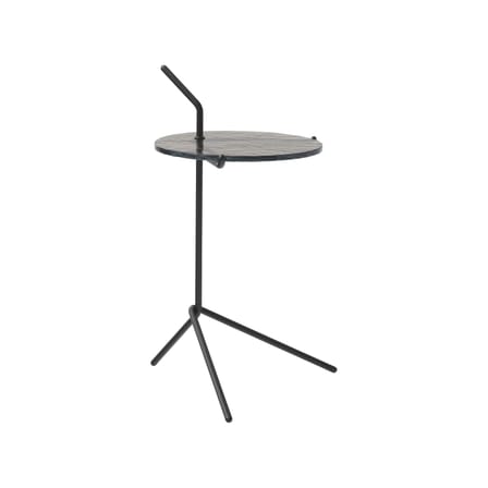 Table d'appoint Halten SH9 verre gris - &tradition