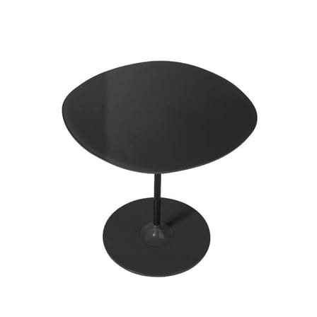 Table d'appoint Thierry verre noir / 45 x 45 x H 45 cm - Verre - Kartell