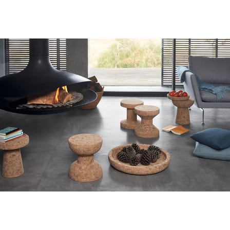 Tabouret Cork Family - Modèle C liège marron beige / Liège - Jasper Morrison, 2006 - Vitra