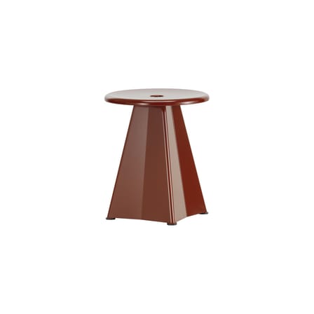 Tabouret Métallique métal rouge / Jean Prouvé, 1936 - Vitra