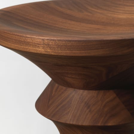 Tabouret Stools bois marron / Modèle C - Vitra