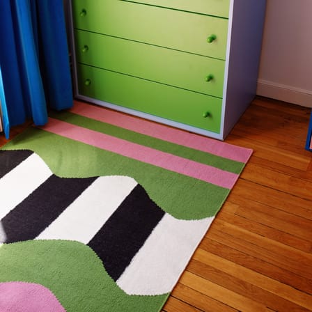 Tapis Vertigo / 180 x 120 cm - Tissé main - COLORTHERAPIS