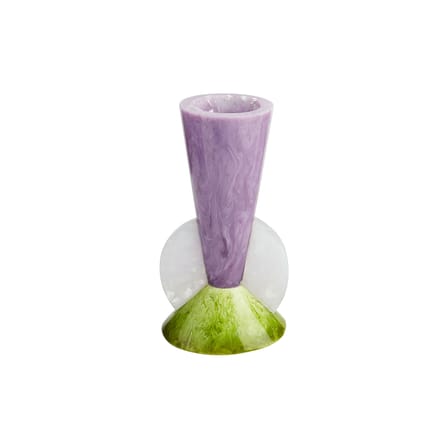 Vase Mustique Tapered Bud violet / Acrylique - Jonathan Adler