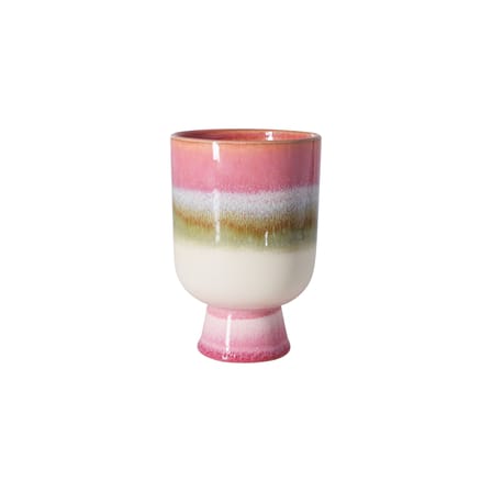 Vaso per fiori Retro ceramica rosa / Ø 13 x H 19,5 cm - HK LIVING