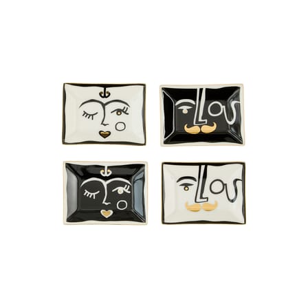 Set de 4 coupelles Marseilles céramique / Vide-poche - 7 x 5 cm - Jonathan Adler