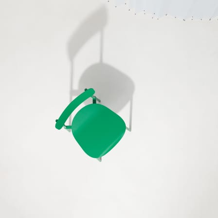 Chaise empilable Fromme métal vert / Aluminium - Petite Friture