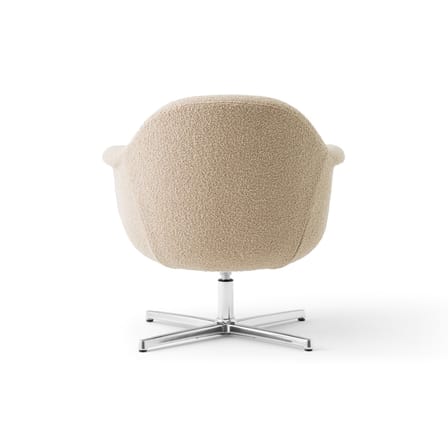 Fauteuil pivotant Harbour tissu beige - Audo Copenhagen
