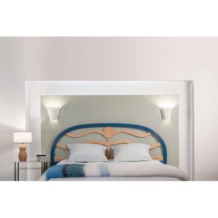 Applique Stellaire metallo bianco / L 20 x H 23 cm - Metallo / Non elettrificata - Maison Sarah Lavoine